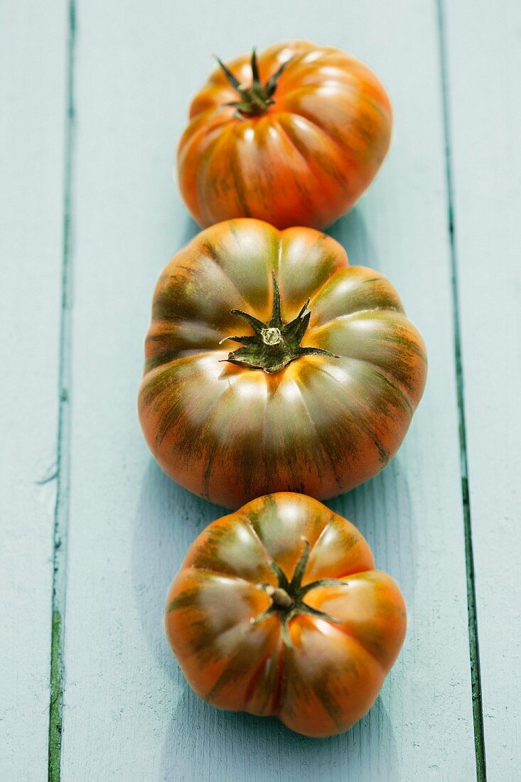 Three Marmande tomatoes