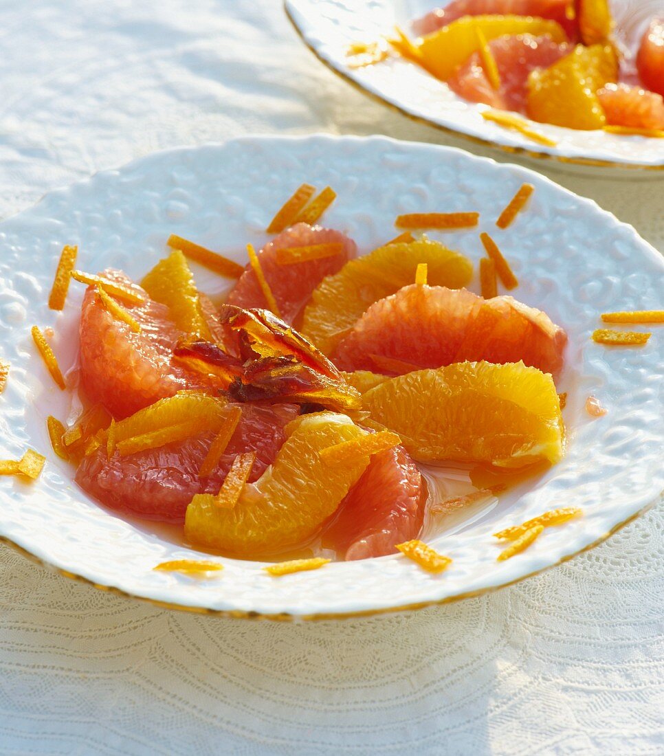Grapefruit & orange salad with dates