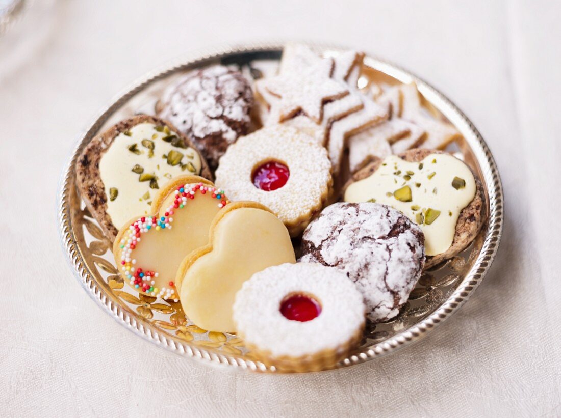 Plate of biscuits