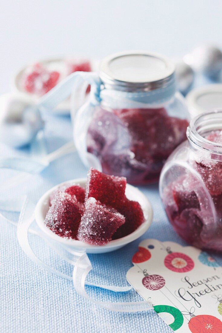 Mixed fruit jellies
