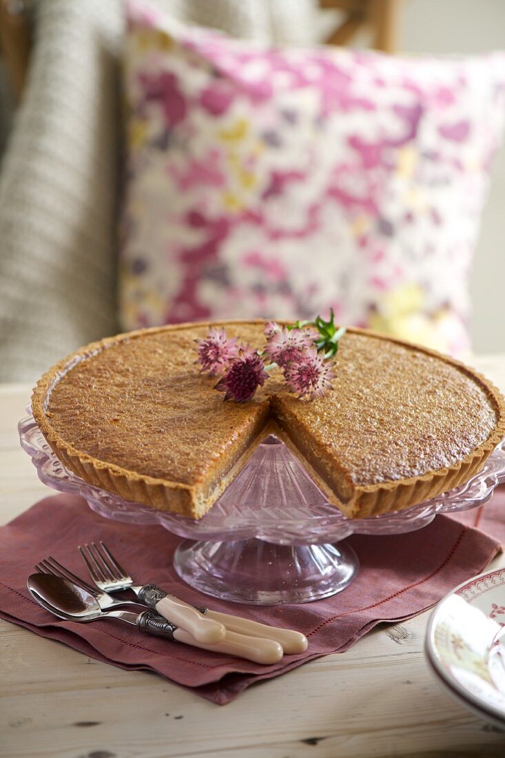 Treacle Tarte (Sirupkuchen, England)