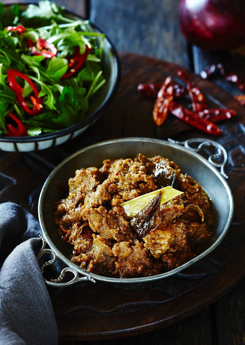 Beef Rendang (beef curry, Indonesia)