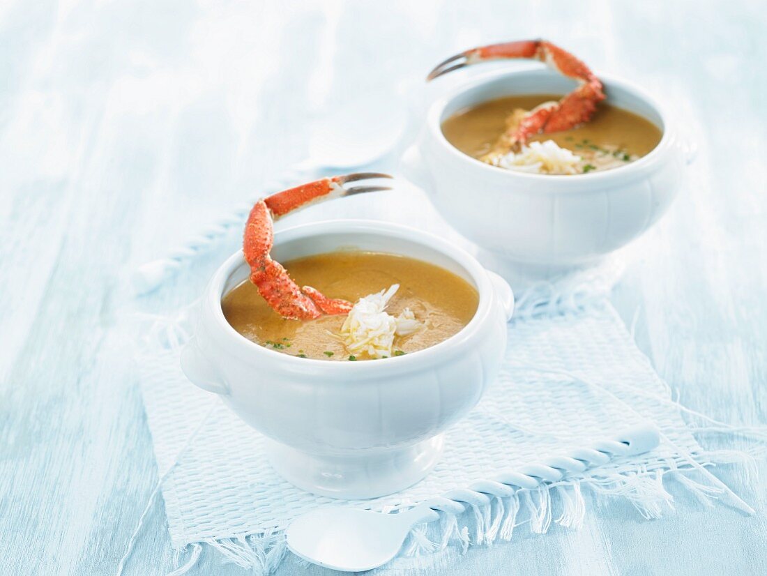 Creamy crab soup