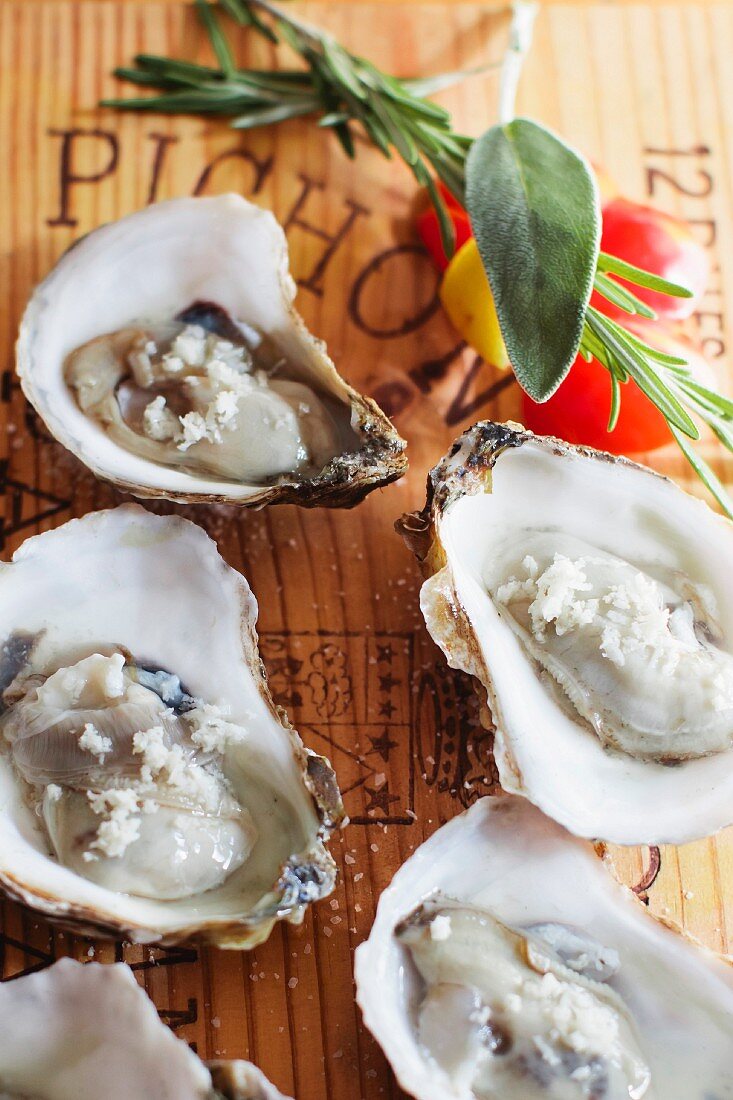 Oysters on Half-Shell