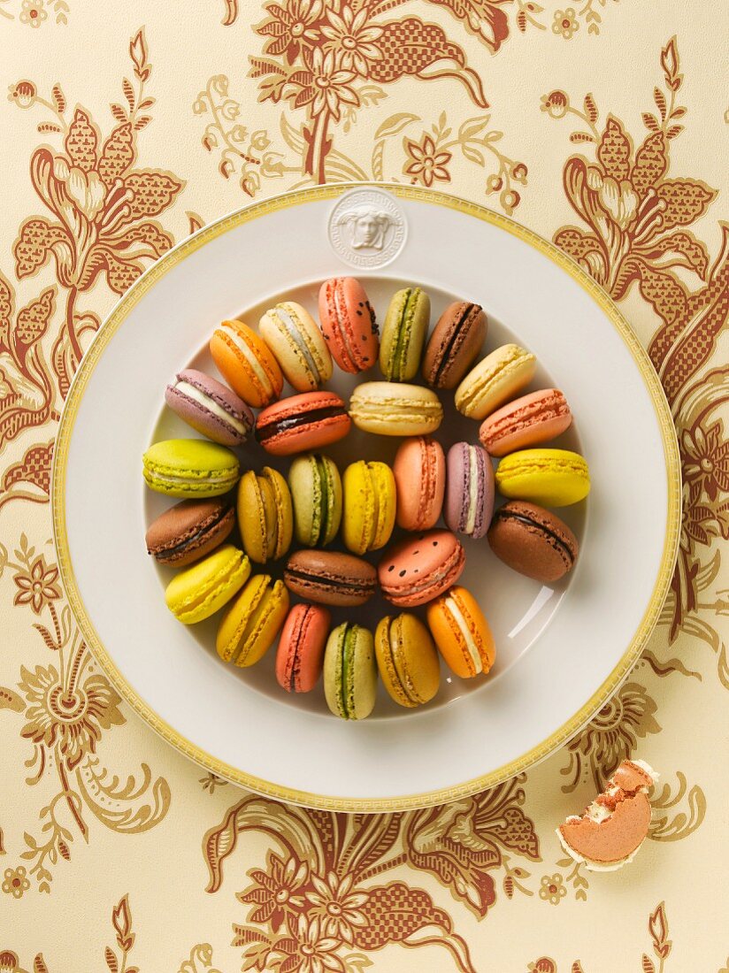 Bunte Macarons