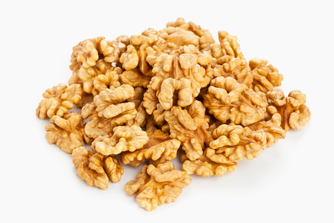 A pile of walnuts