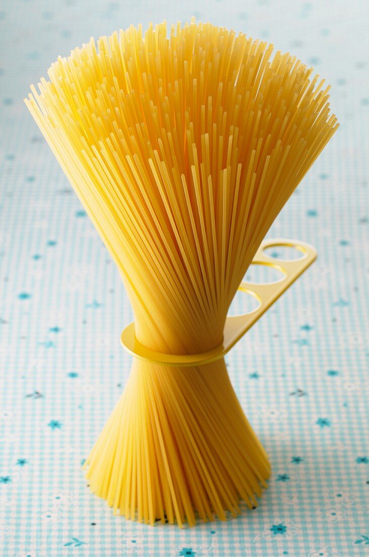 Spaghetti mit Messgerät