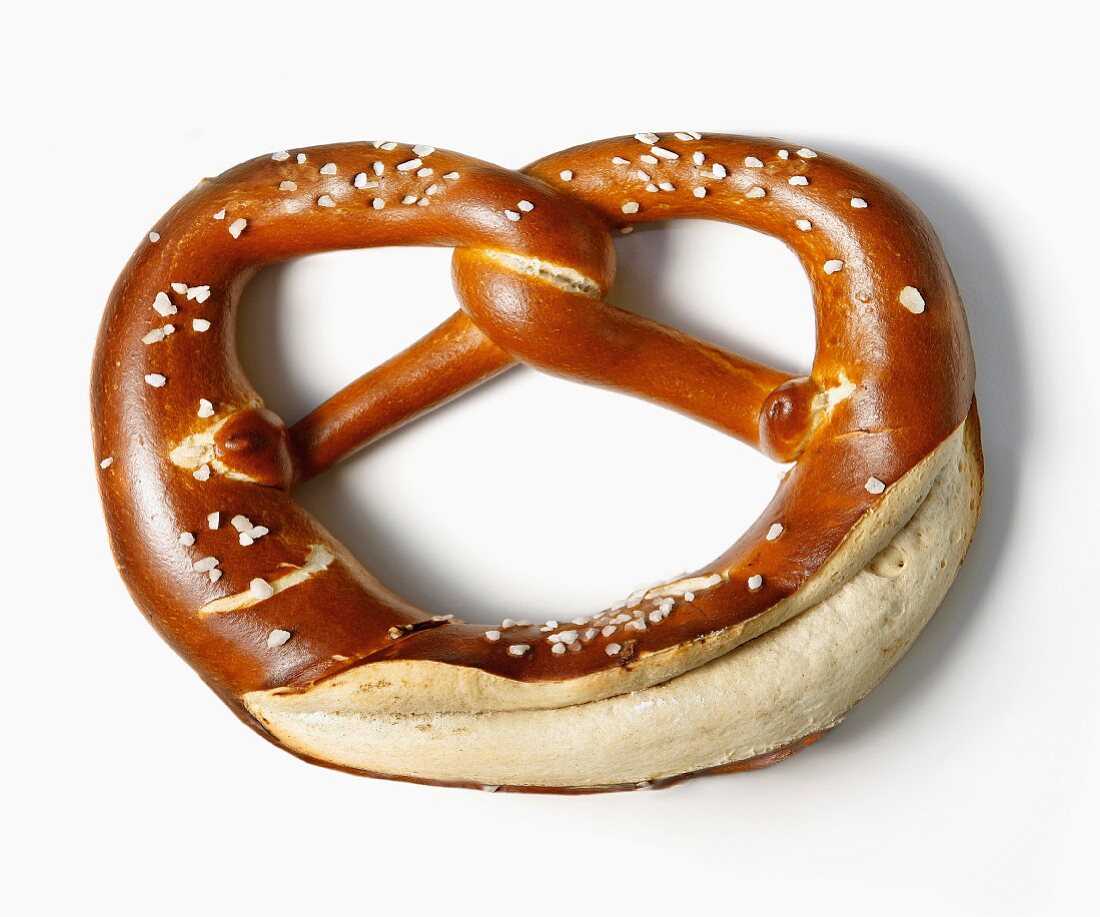 A salted lye pretzel