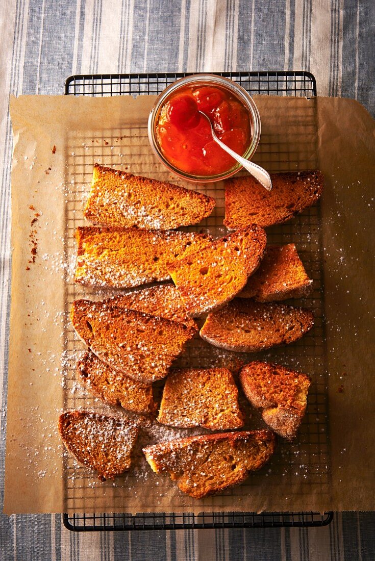 Geröstete Brotscheiben