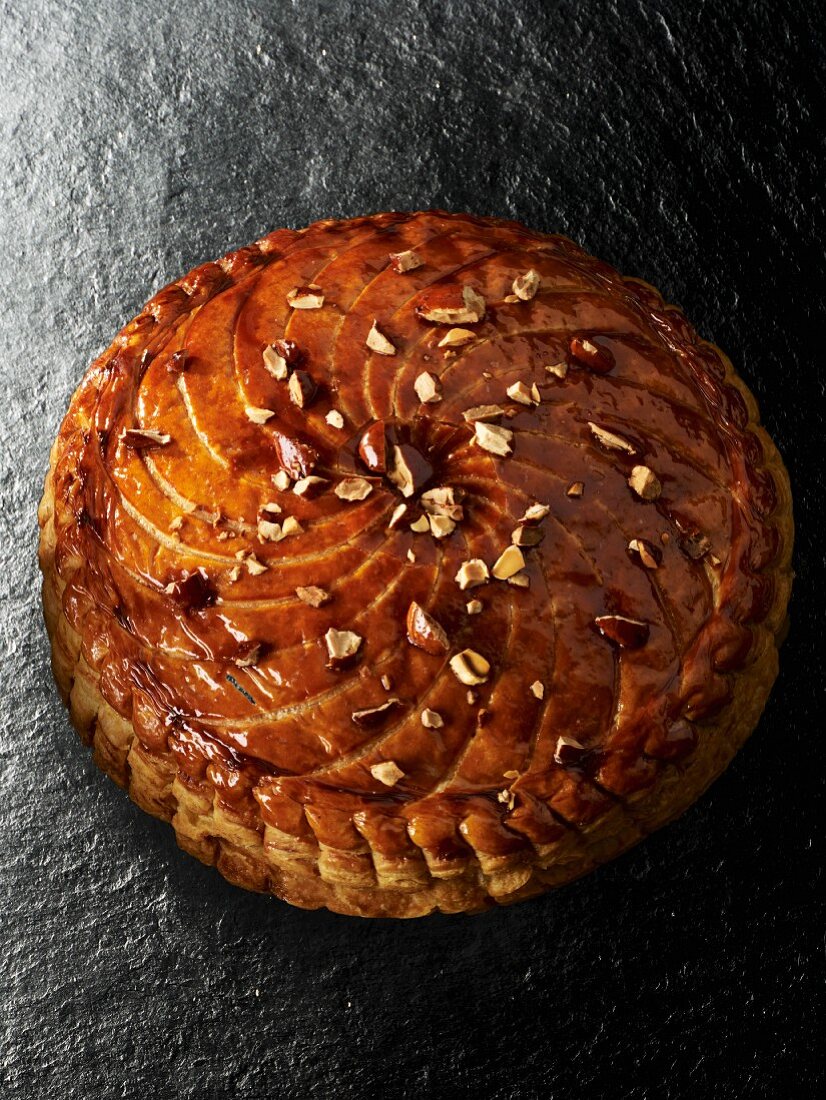 Galette with chopped nuts (France)