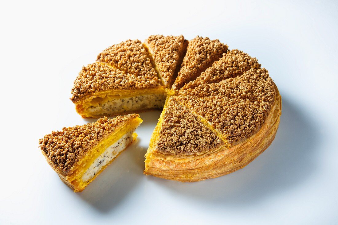 Galette des Reines (Blätterteigtorte mit Cremefüllung)