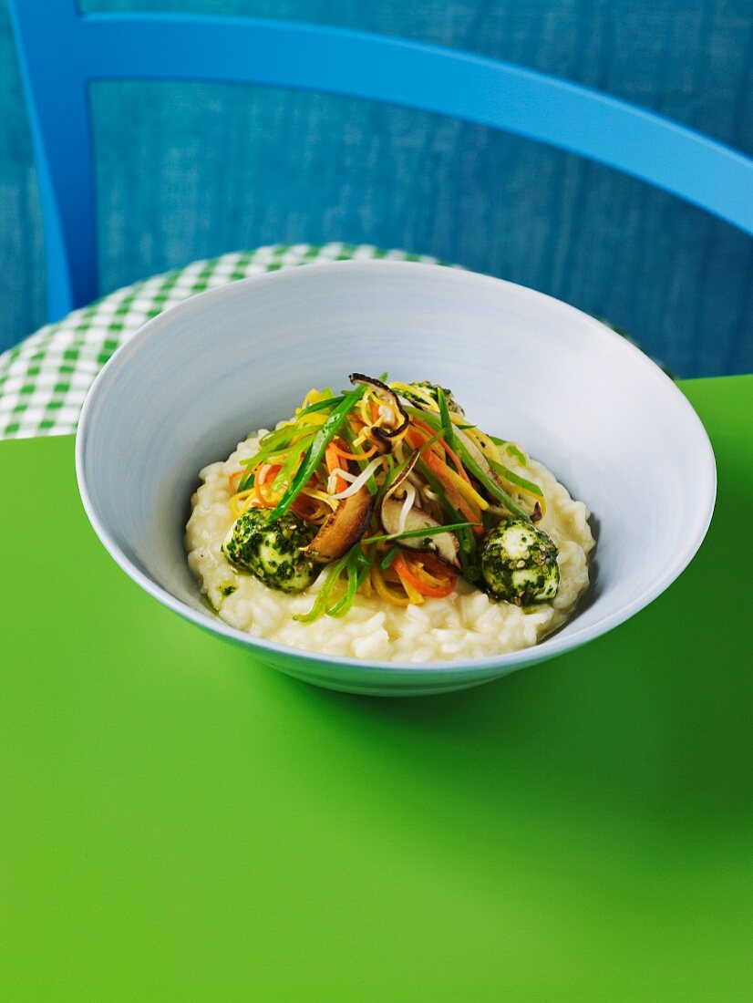 Vegetable risotto from Asia