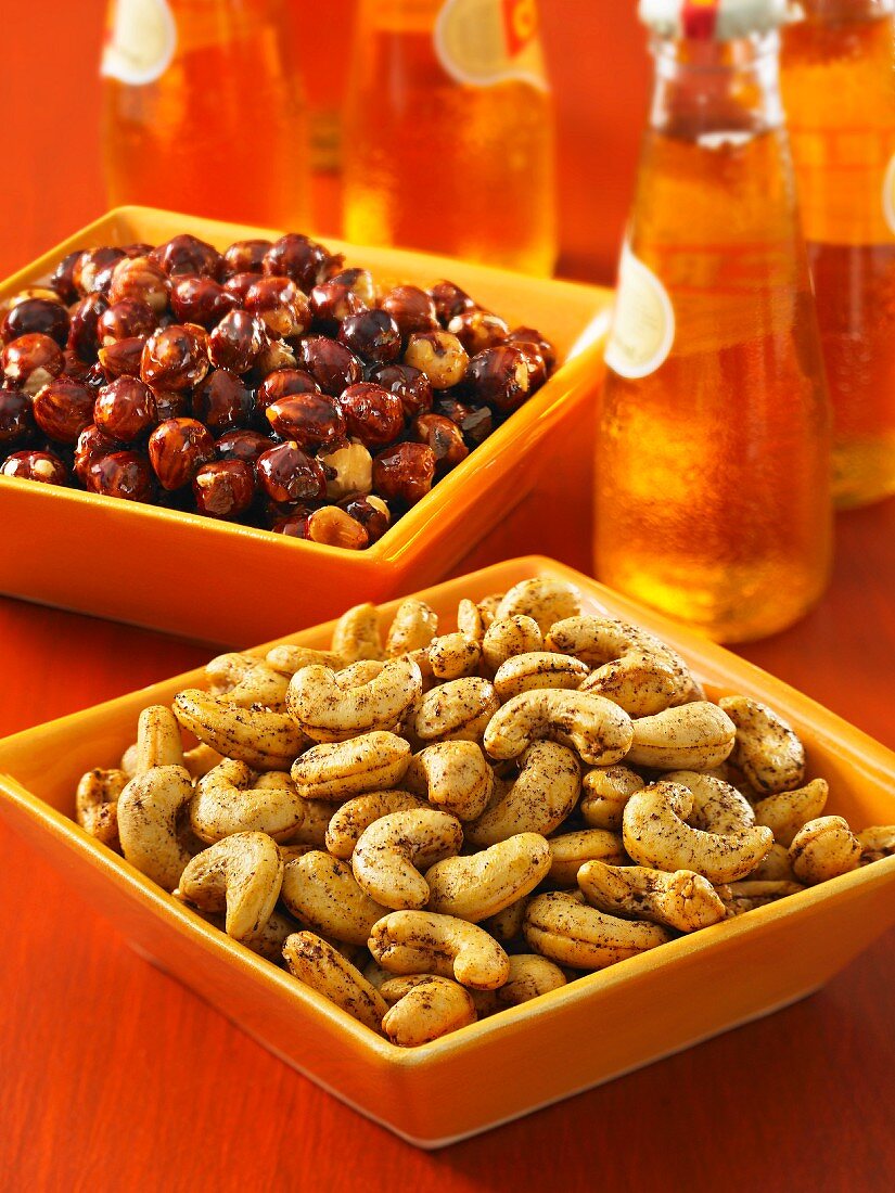 Chipotle cashew nuts and honey nuts