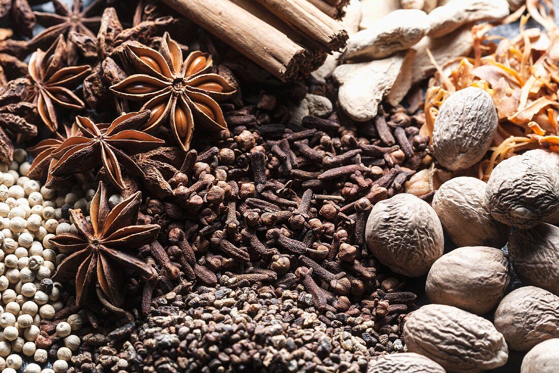 Various spices (close-up)