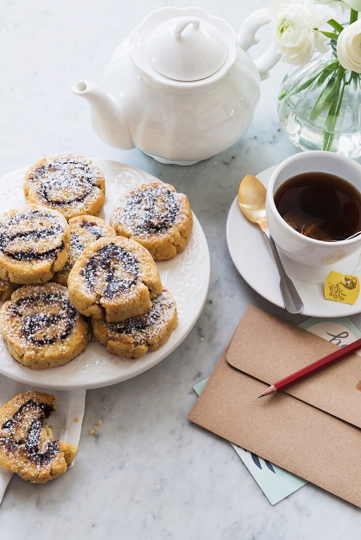 Glutenfreie Schnecken zum Tee