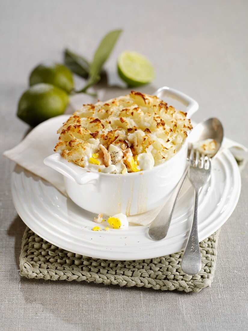 Fish pie with limes