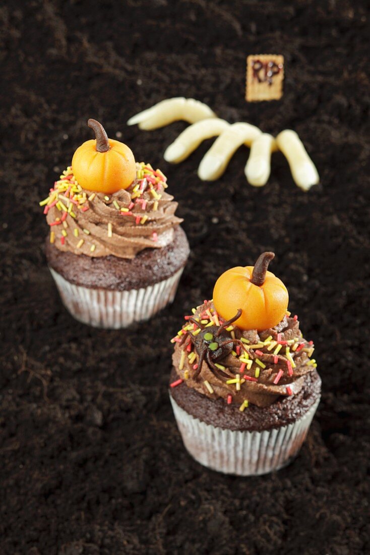 Halloween-Cup Cakes
