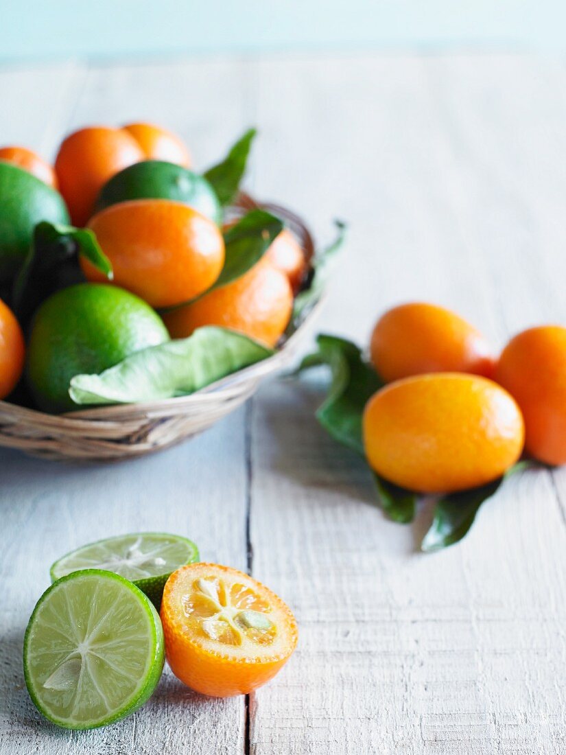 Kumquats und Limetten