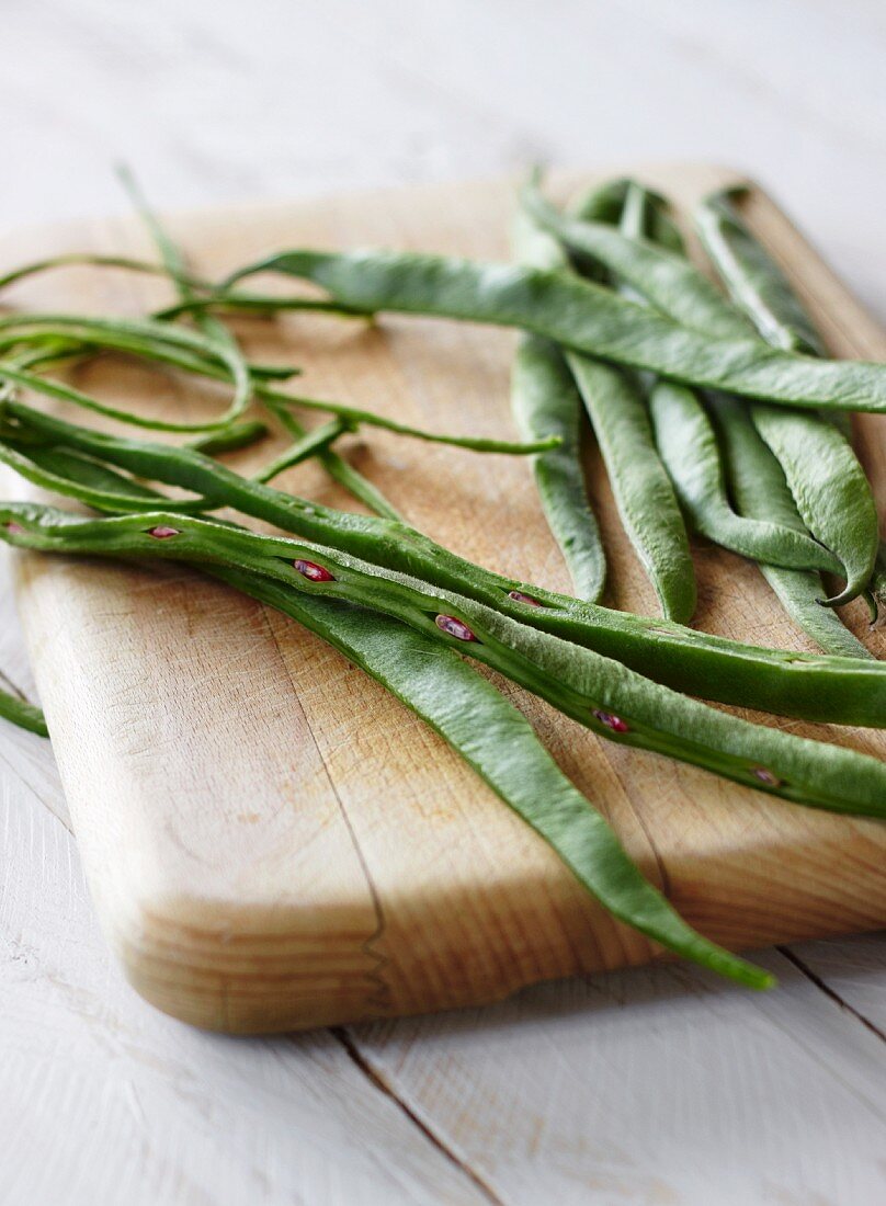 Spanish runner beans