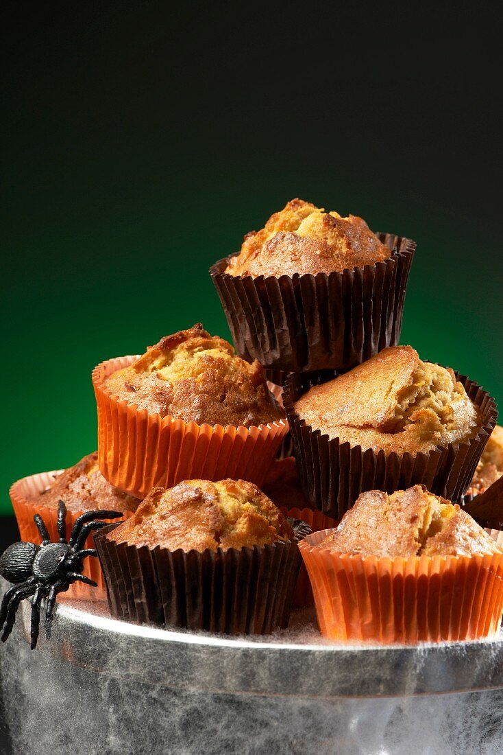 Carrot muffins for Halloween