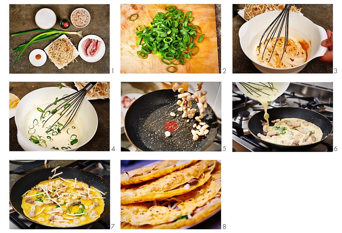 Banh Xeo - Vietnamese crepes bing made