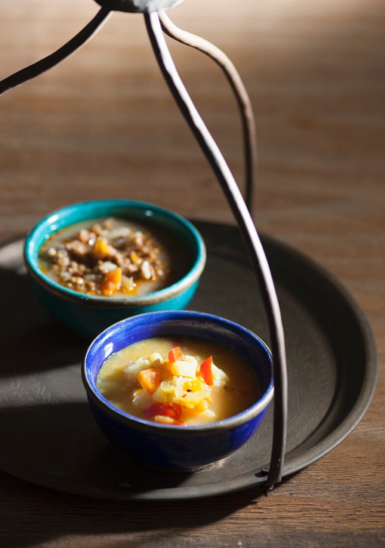 Lentil soup with vegetables