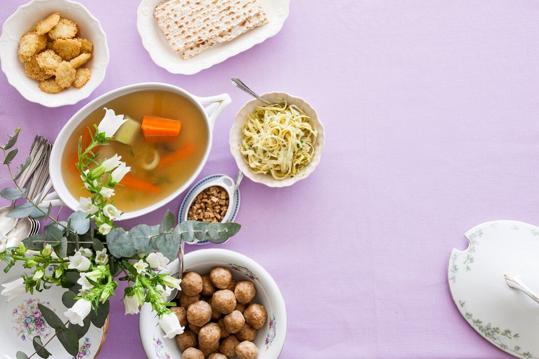 A Passover banquet