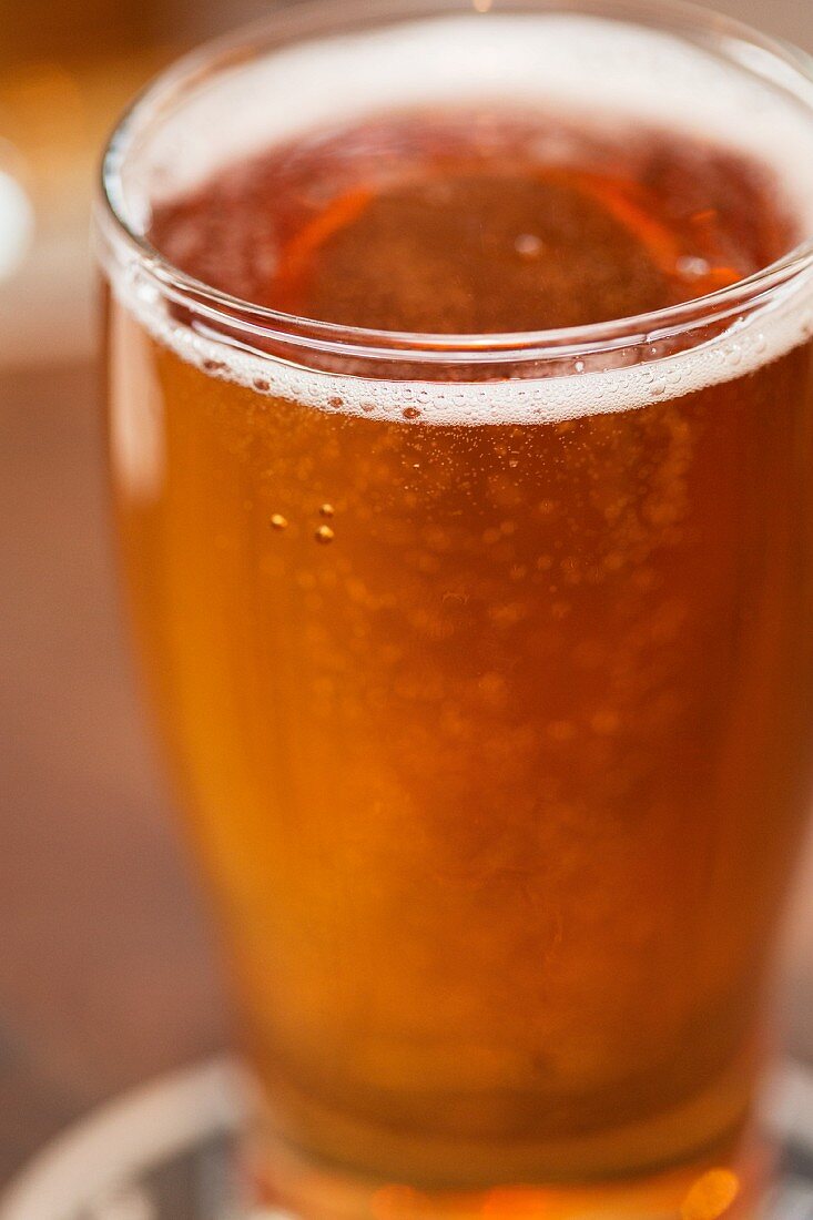 A glass of chilli beer