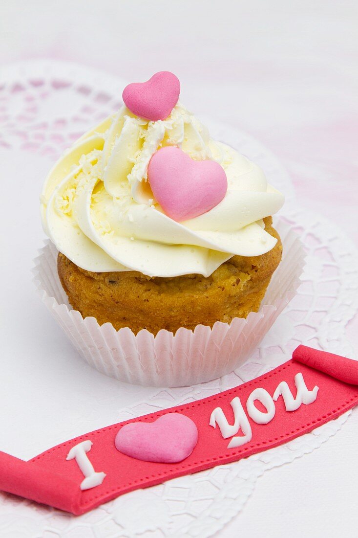 Cupcake zum Valentinstag