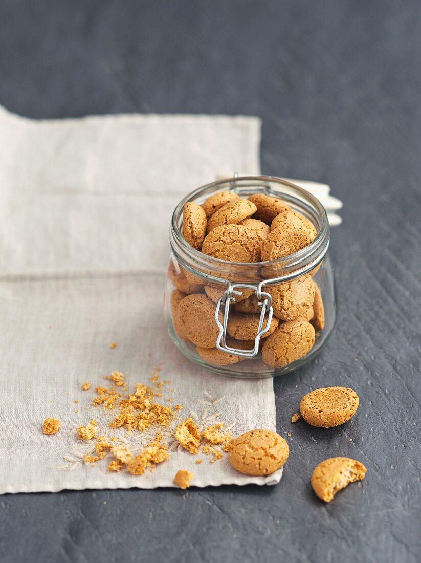 Amaretti (almond biscuits from Italy)