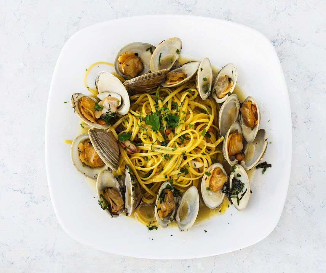 Linguini with Clams