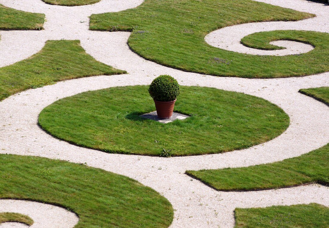 A view of the Garden of the Palace of Versailles