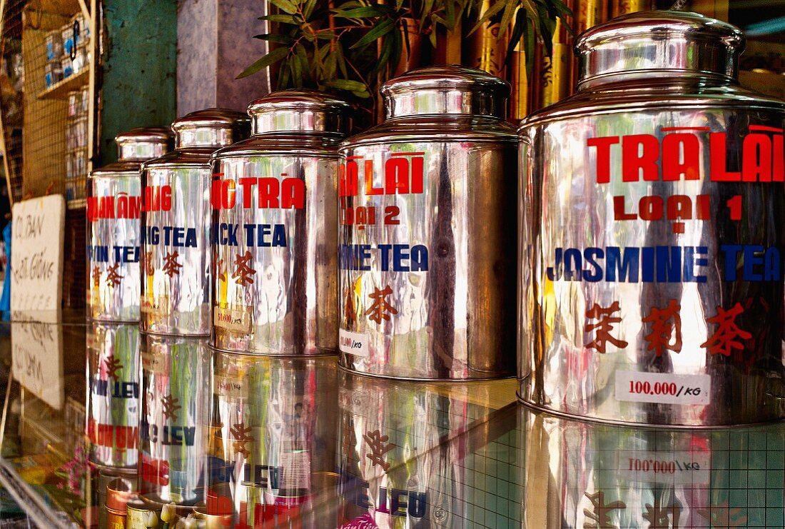 A tea shop in Saigon (Vietnam)