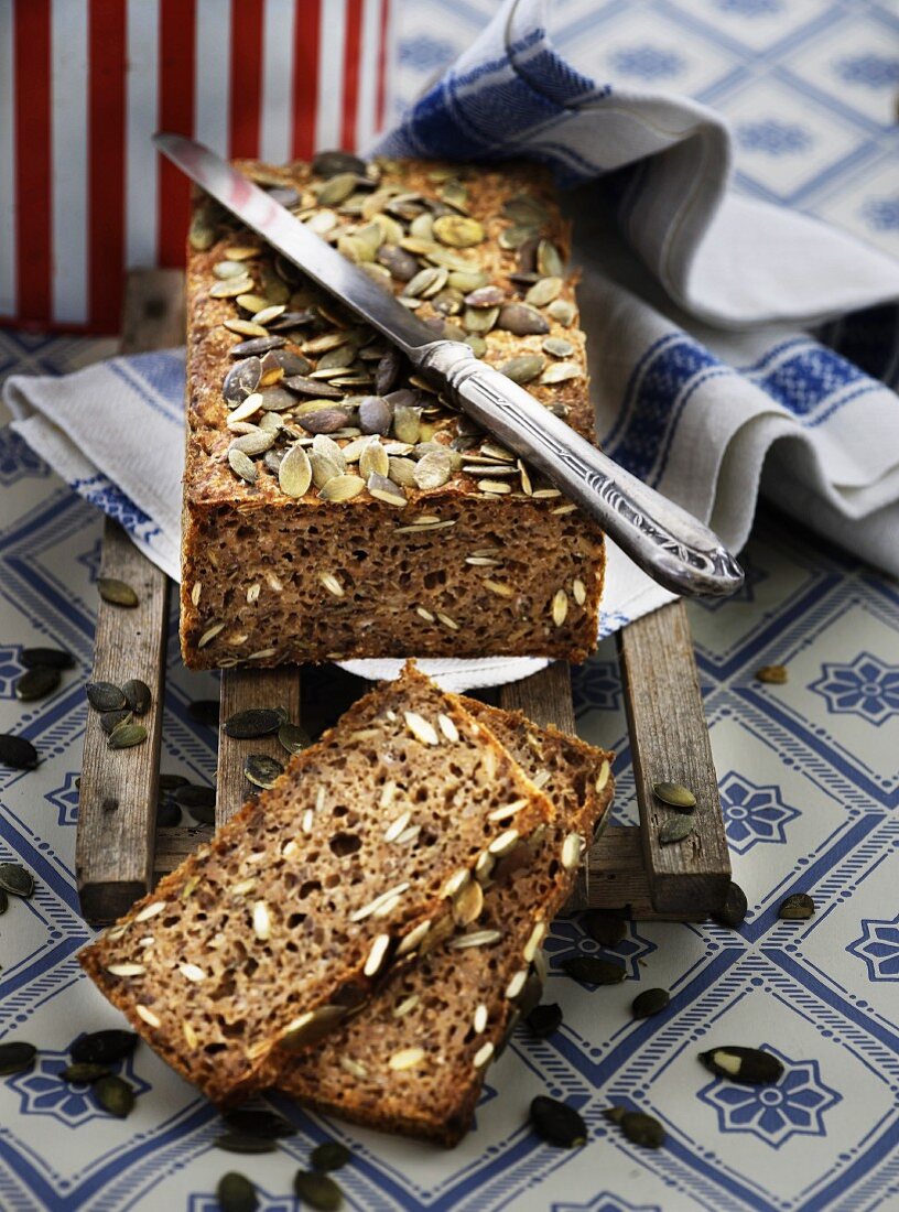 Wholemeal bread with pumpkin seeds