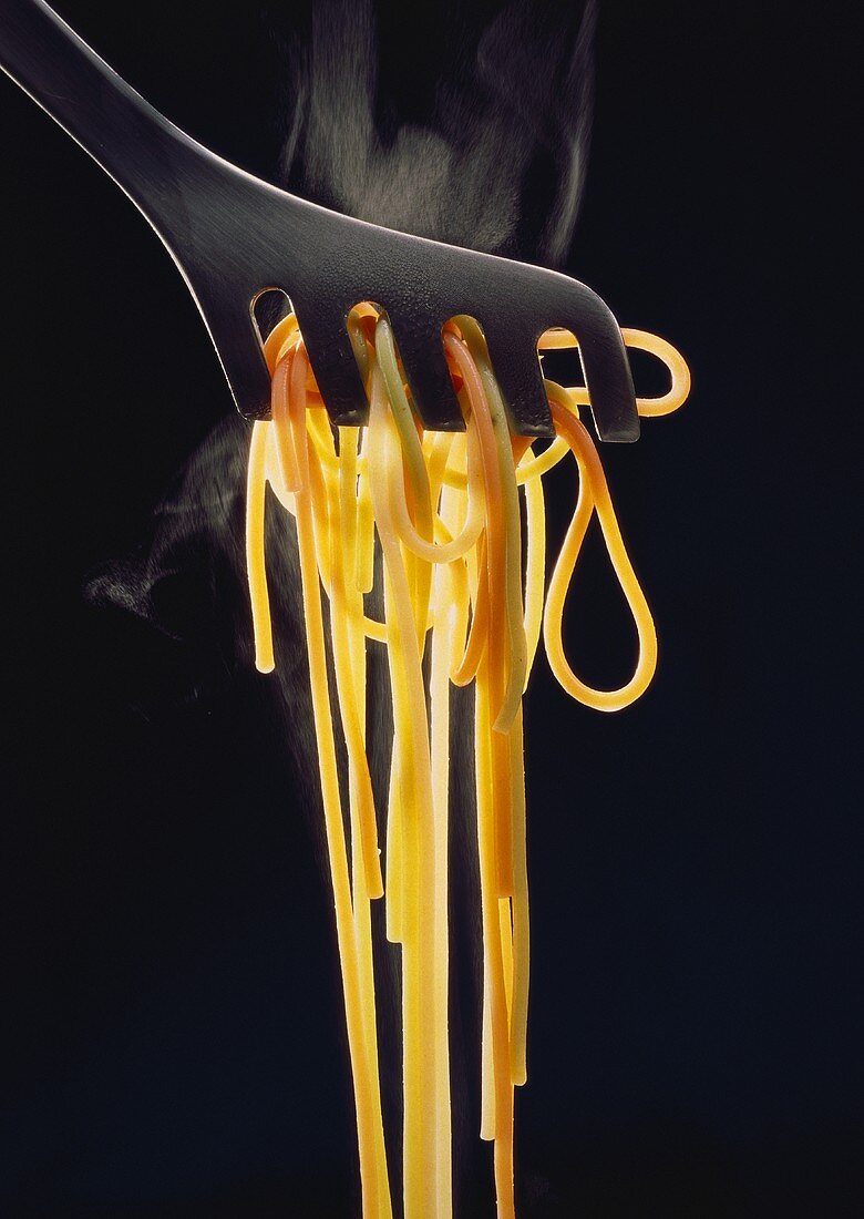 Steaming Tri-colored Pasta
