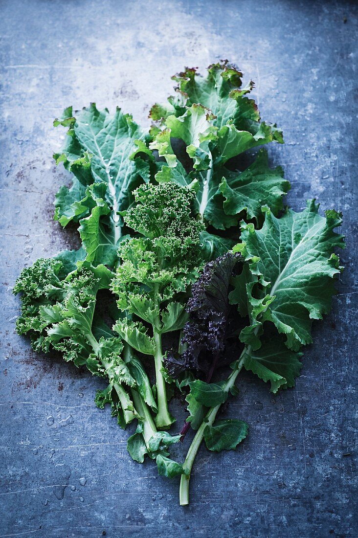 An arrangement of kale