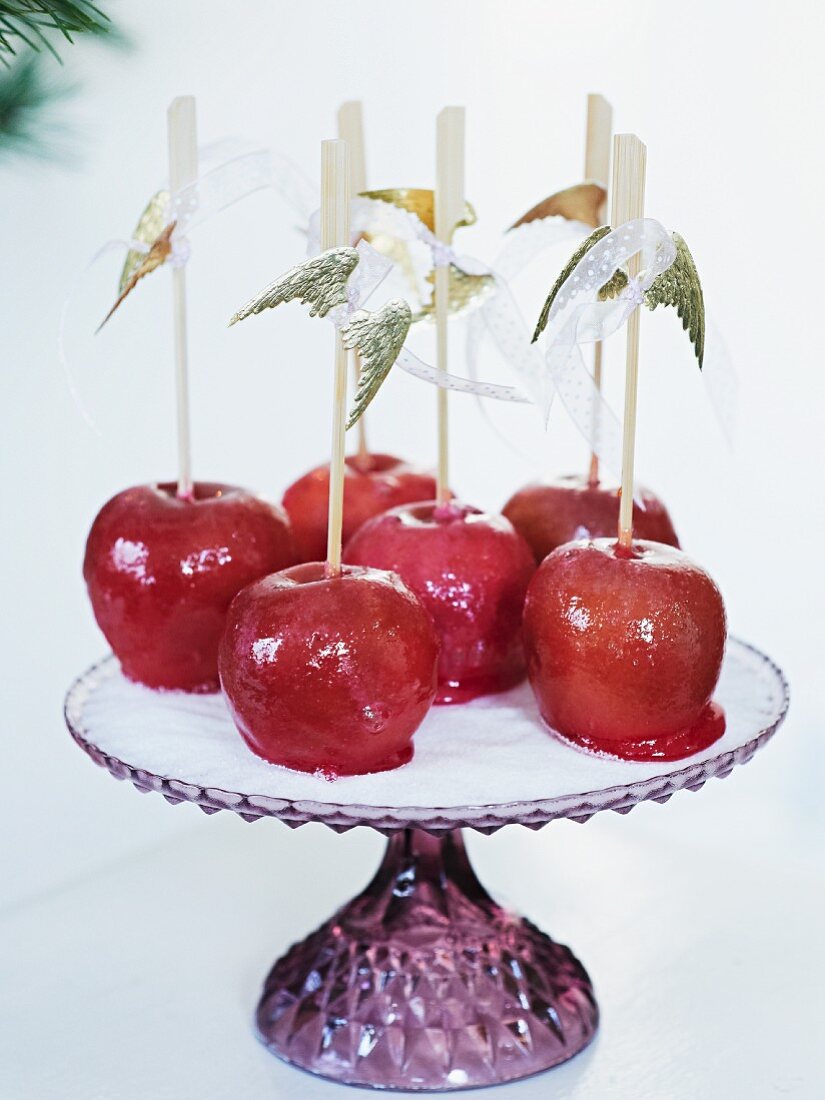 Toffee apples for Christmas