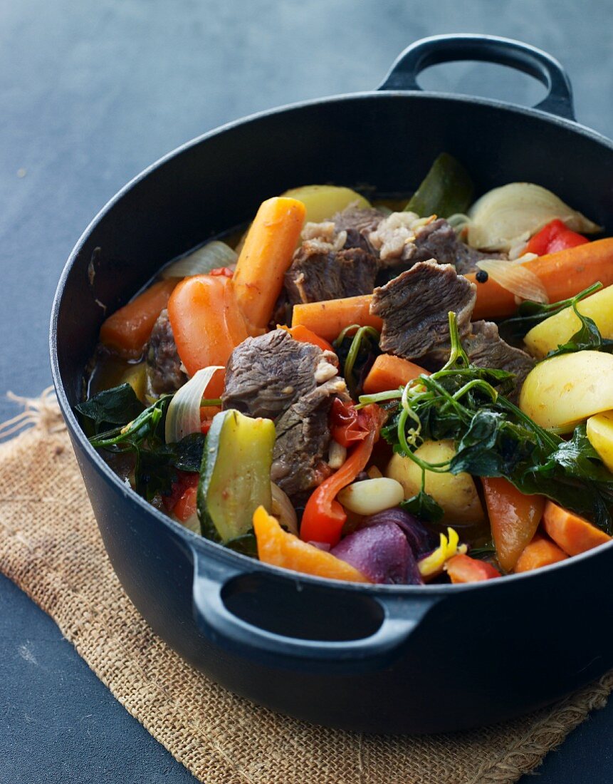 Beef stew with vegetables