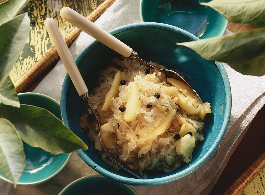 Apfelsauerkraut mit Champagner