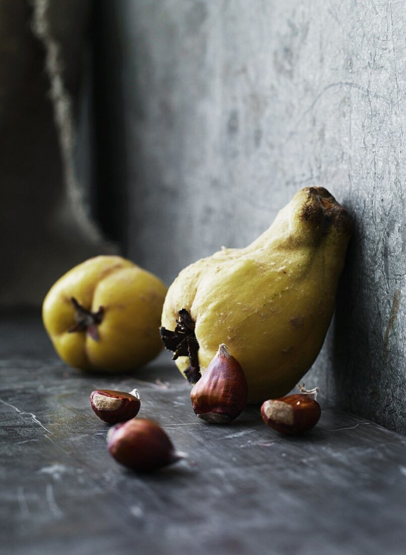 Quinces and chestnuts