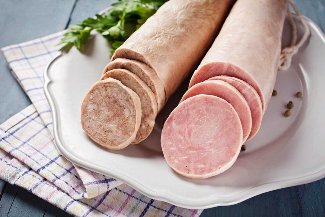 Butifarra (pork sausage, Catalonia, Spain)