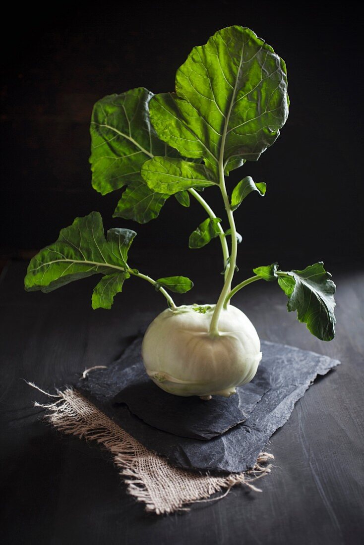 Ein Kohlrabi