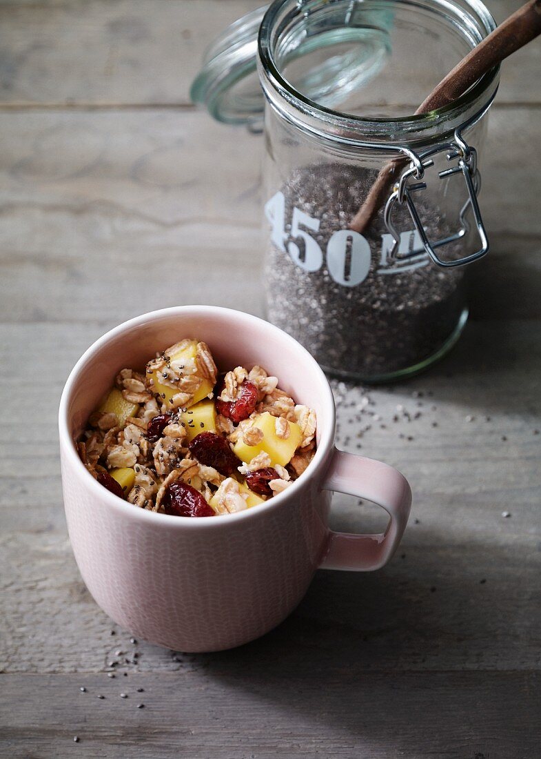 Detox-Müsli mit Mango & Mohn