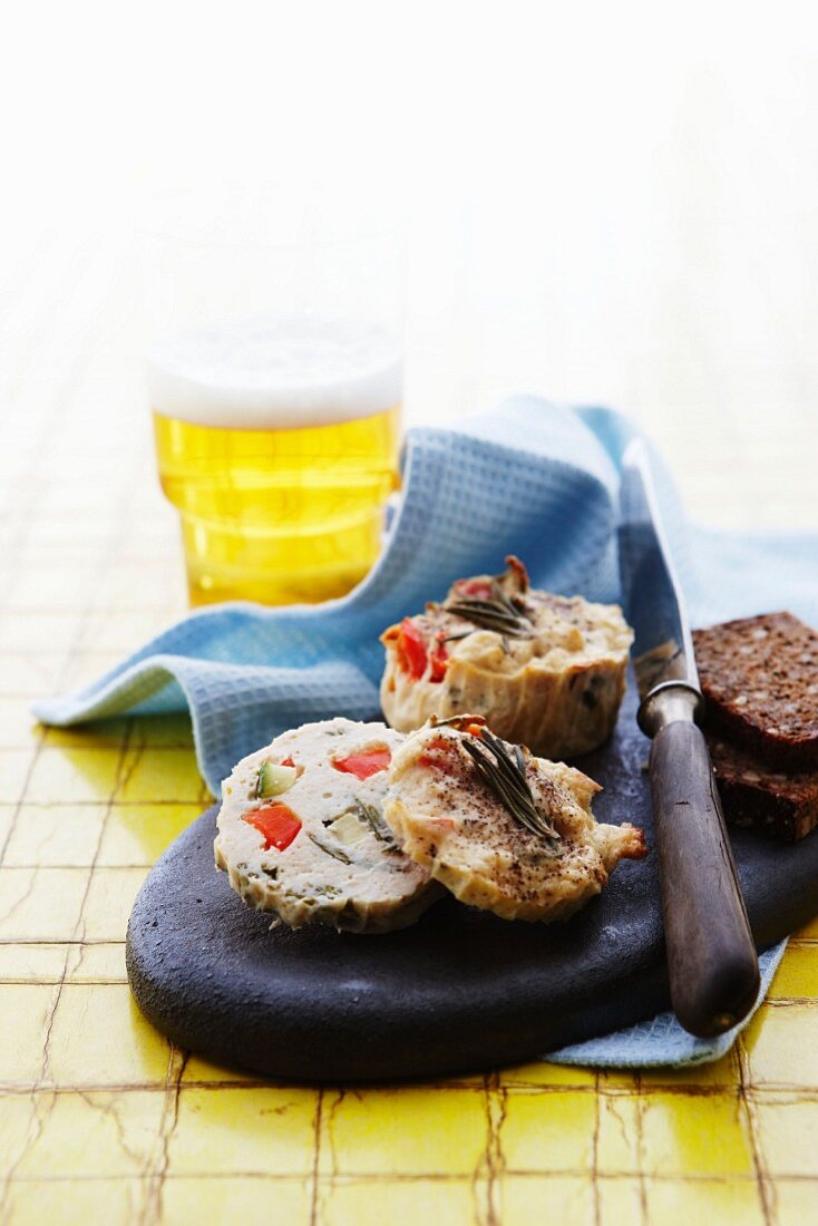 Turkey muffins with pumpkin and rosemary