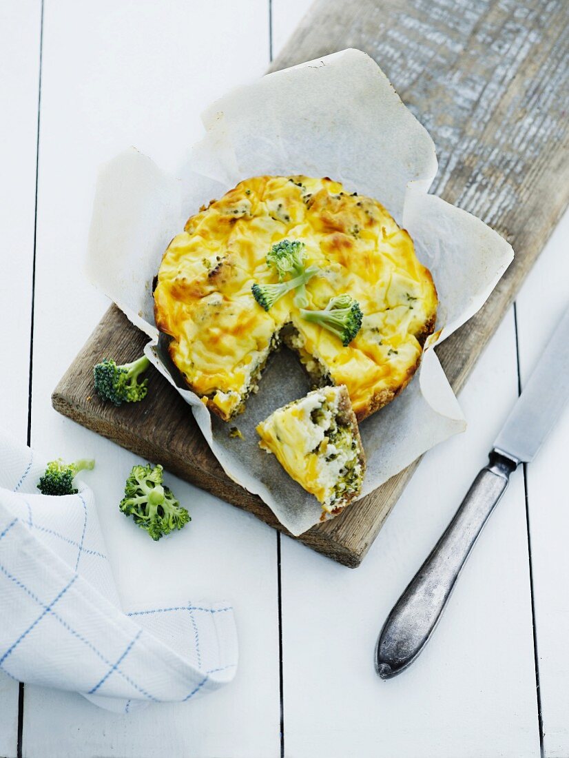 Broccoli quiche