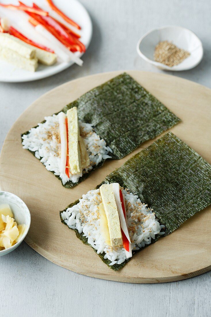 Temaki-Suhsi zubereiten