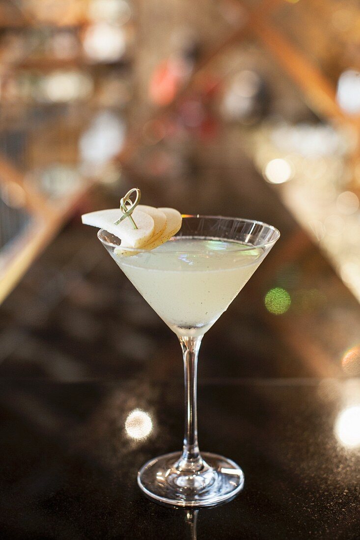 A pear cocktail