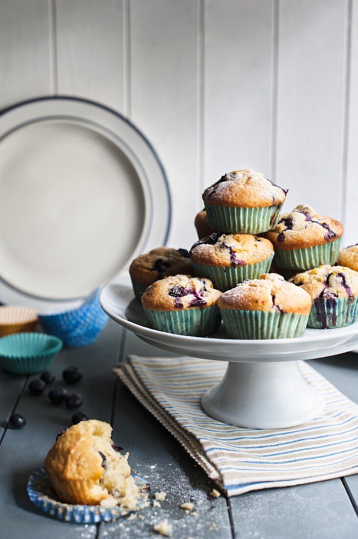 Blueberry muffins