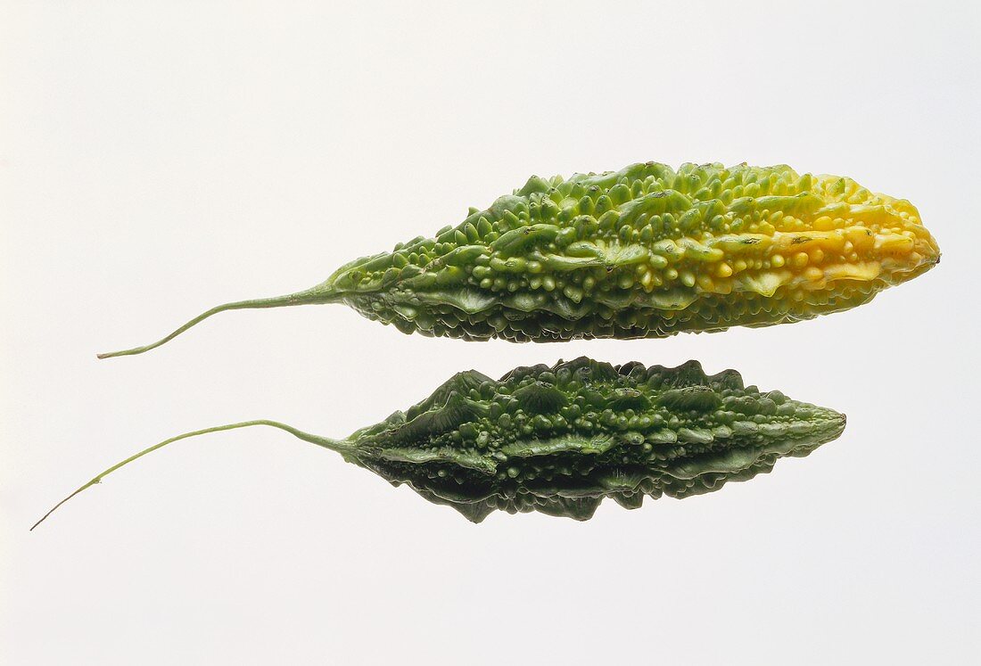 Two bitter gourds