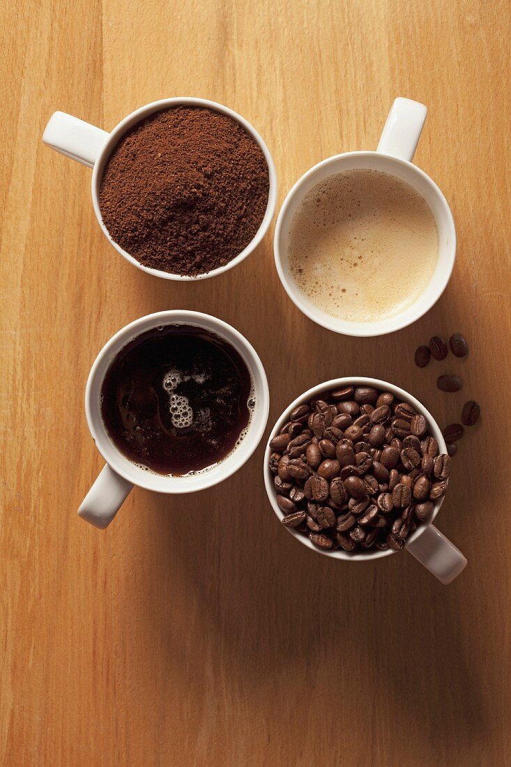 An arrangement of coffee